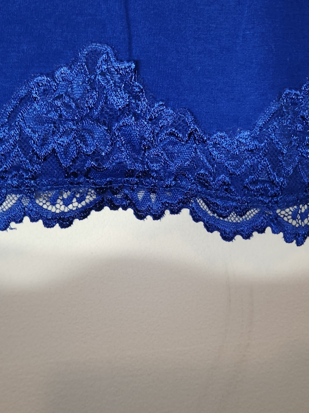 💙💙Lace-Trim Cami Tank Top💙💙 - Royal Blue. Lane Bryant 14/16. - Picture 9 of 13